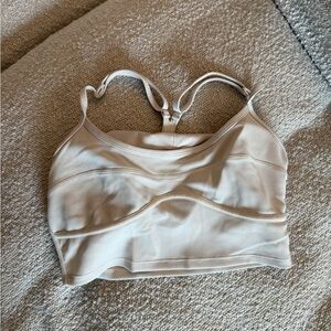L*Space Cream Longline Sports Bra